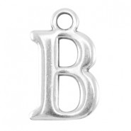 DQ Metall Anhänger Buchstabe B Antik Silber